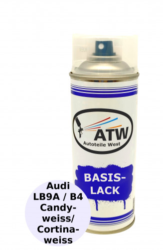 Autolack für Audi LB9A / B4 Candyweiss / Cortinaweiss